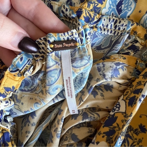 NWT - Free People - Soli Mini Dress - Golden Hour Combo - Picture 7 of 16